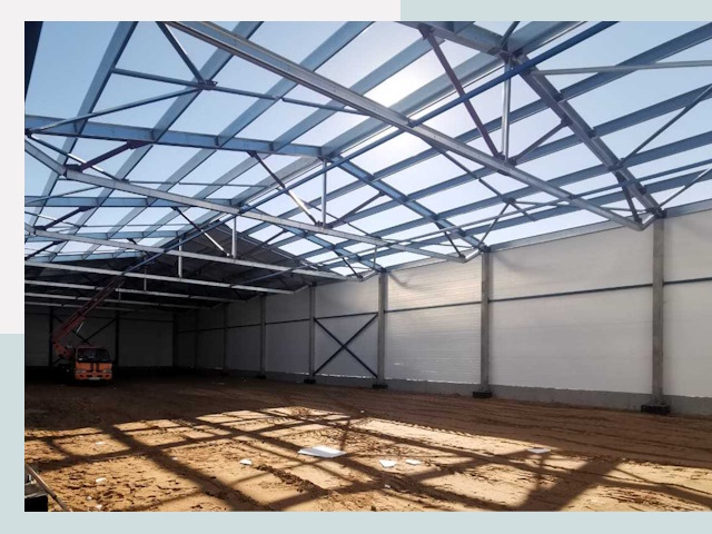 Строительство сенохранилищ в Усолье-Сибирском