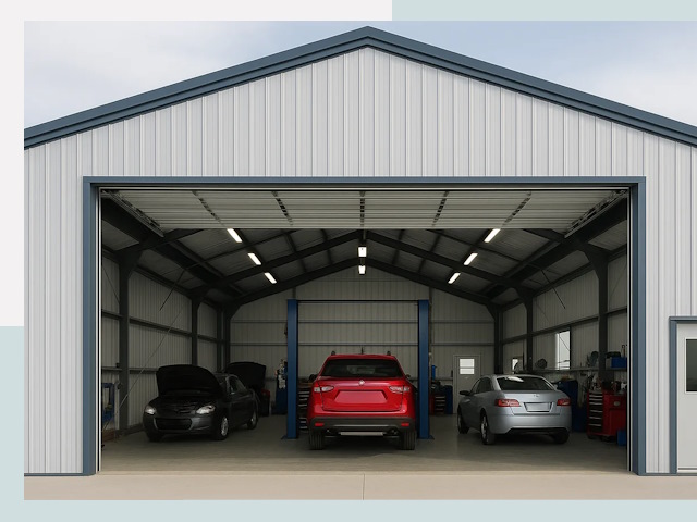 Ангары из сэндвич панелей от 619 руб. в Усолье-Сибирское