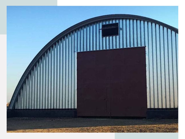Бескаркасные ангары в Усолье-Сибирском