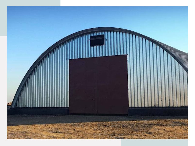 Арочные ангары в Усолье-Сибирском