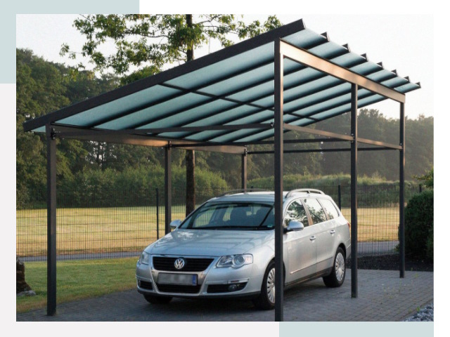 Навесы для автомобилей в Усолье-Сибирском