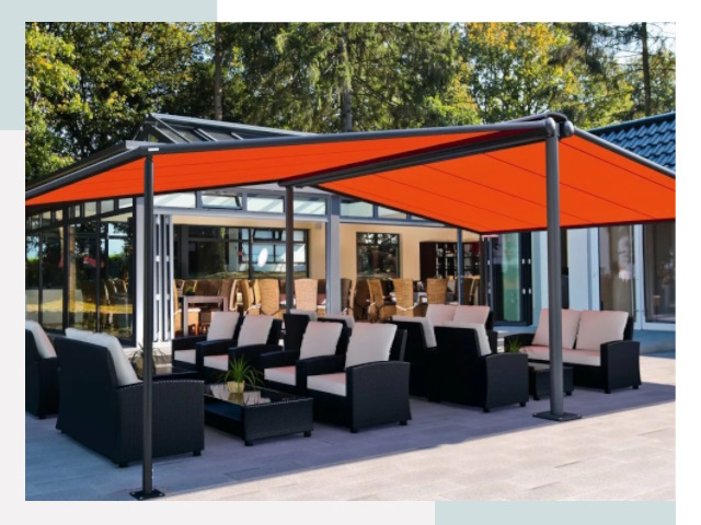 Навесы для кафе и ресторанов в Усолье-Сибирском