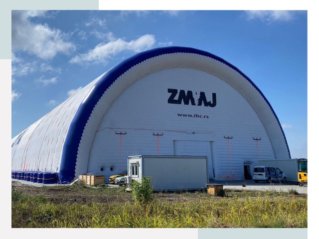 Брендирование ангаров в Усолье-Сибирском