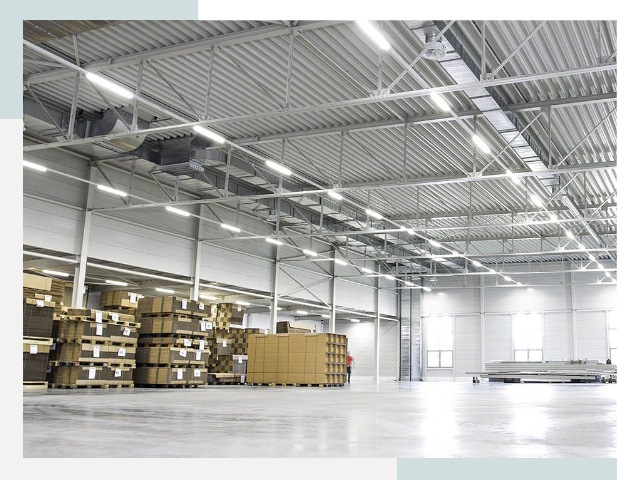 Освещение ангаров в Усолье-Сибирском