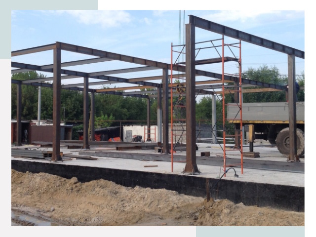 Фундамент для ангаров в Усолье-Сибирском