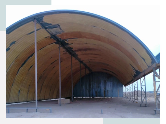 Реконструкция ангаров в Усолье-Сибирском