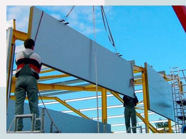 Монтаж сэндвич-панелей в Усолье-Сибирском от 619 руб.