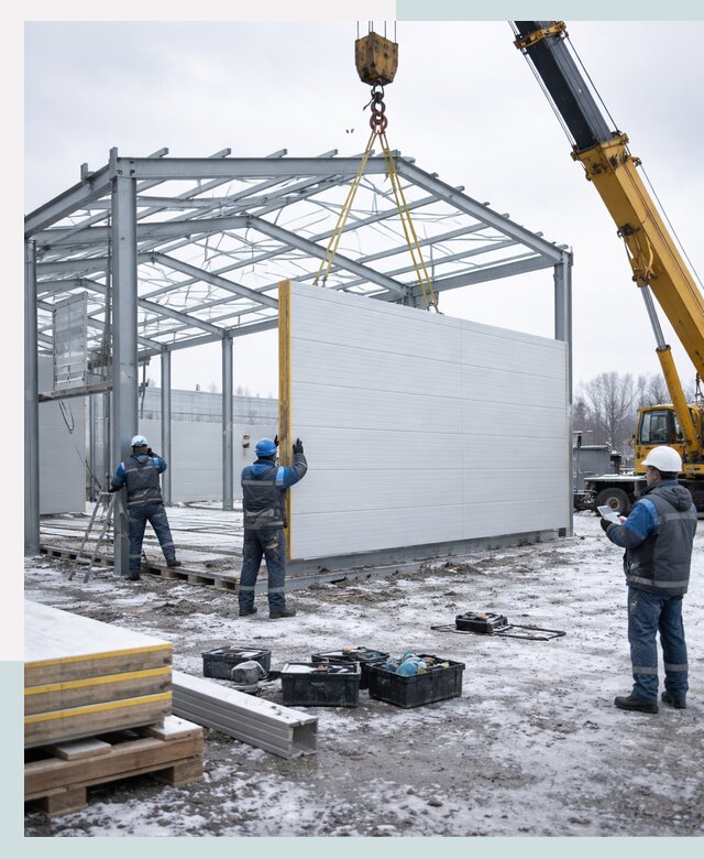Строительство холодильных складов под ключ в Усолье-Сибирском