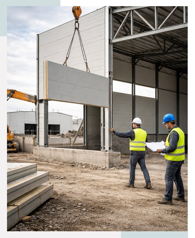 Склад из сэндвич панелей под ключ в Усолье-Сибирском от 9804 р. | СтальСтрой-Сль