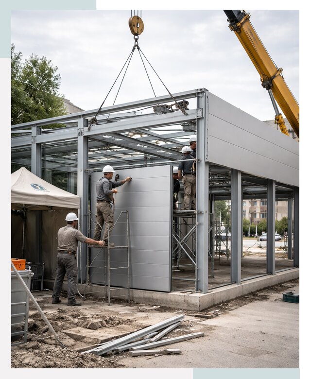 СтальСтрой-Сль: торговый павильон под ключ в Усолье-Сибирском от 36120 р.