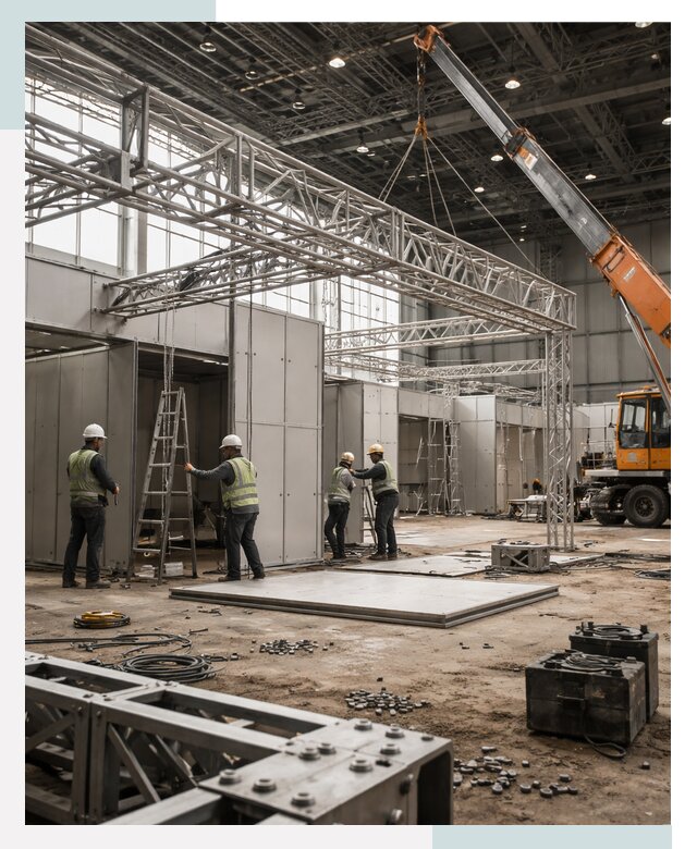 Строительство выставочных павильонов в Усолье-Сибирском от 36120 р.| СтальСтрой-Сль