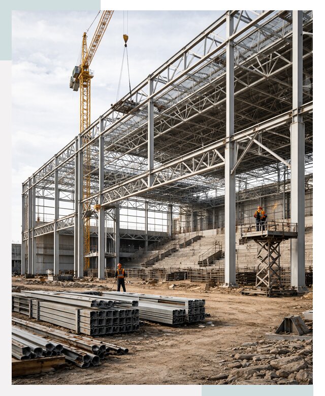 Строительство спортивных комплексов в Усолье-Сибирском от 30960 р. | СтальСтрой-Сль